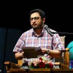 دکتر سیدآیت حسینی در شب شعر طنز در حلقه رندان