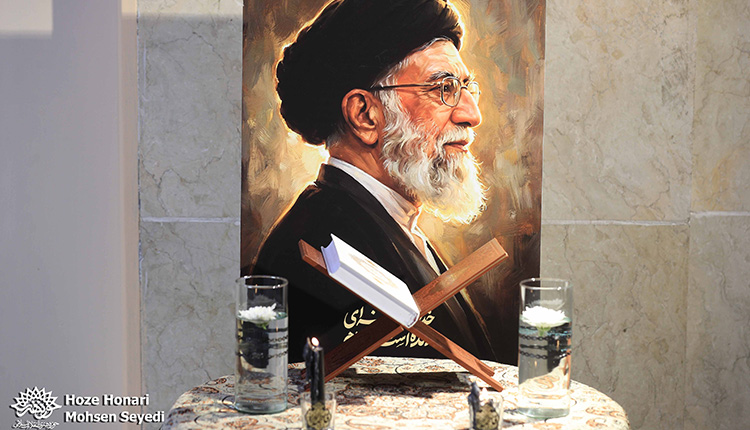 محفل رندان تشنه لب در رثای رهبر شهید برگزار شد