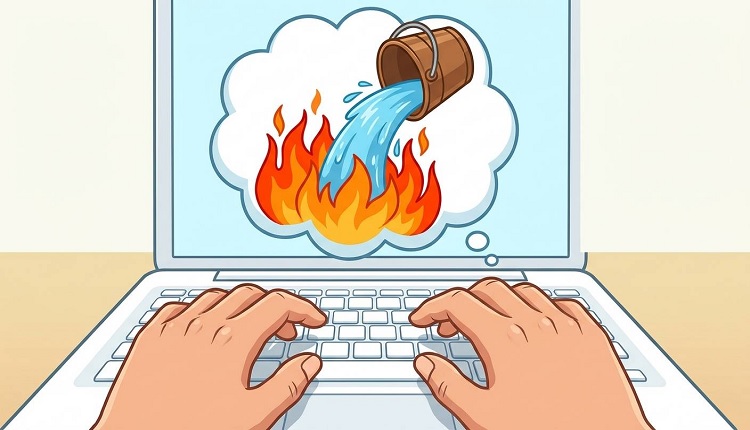اطفای حریق به سبک طنزنویس